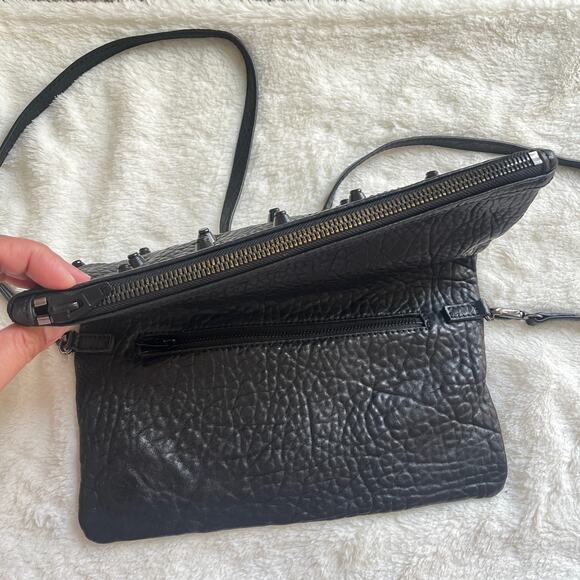 Alexander Wang studs black crossbody flap bag - Picture 5 of 9